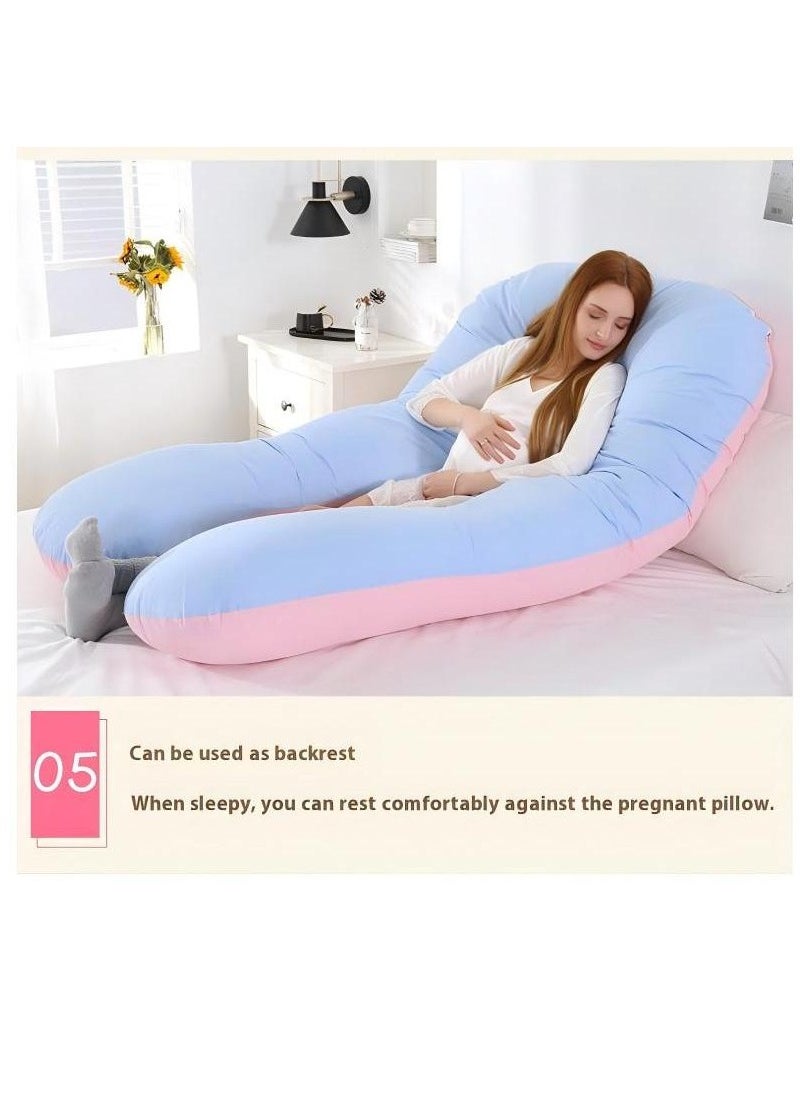 U-Shaped Full Body Pregnancy Cotton Pillow Pregnancy Pillows For Sleeping 80x150cm