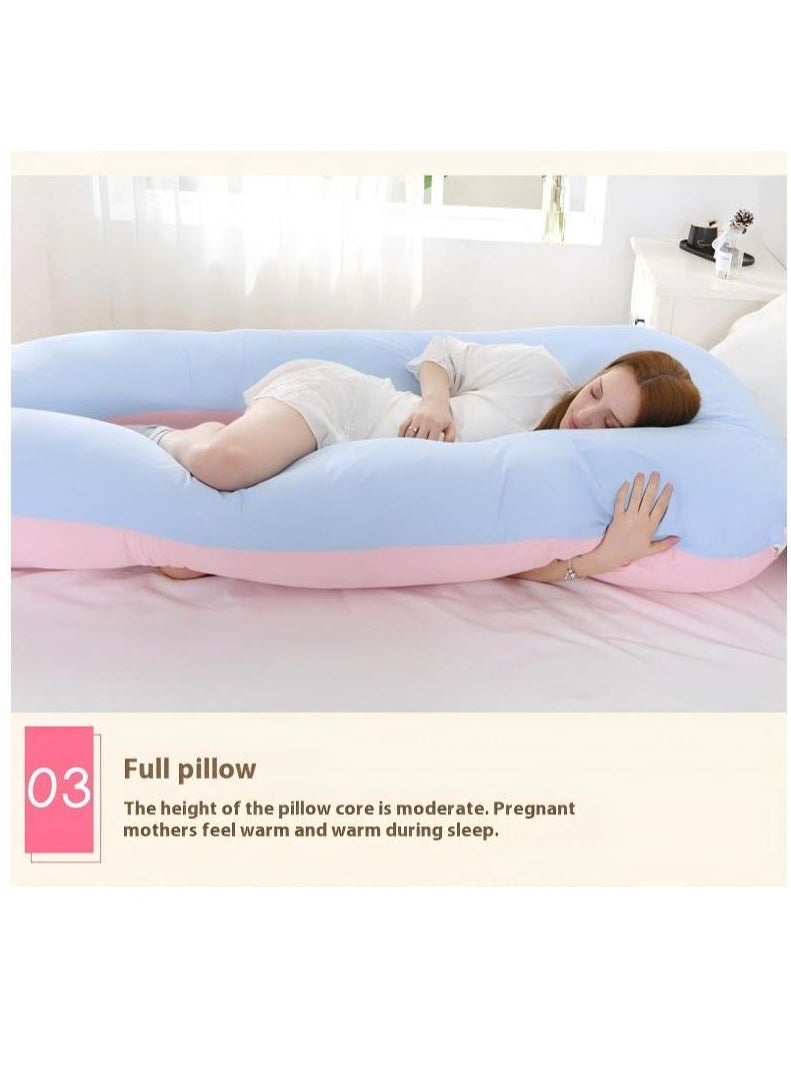 U-Shaped Full Body Pregnancy Cotton Pillow Pregnancy Pillows For Sleeping 80x150cm