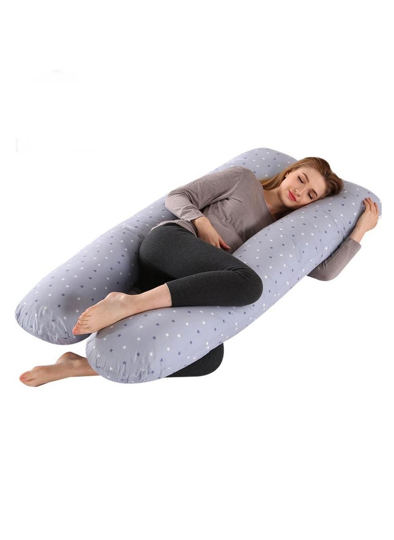 U-Shaped Full Body Pregnancy Cotton Pillow Pregnancy Pillows For Sleeping 80x150cm