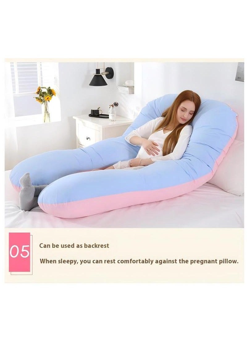 U-Shaped Full Body Pregnancy Cotton Pillow Pregnancy Pillows For Sleeping 80x150cm