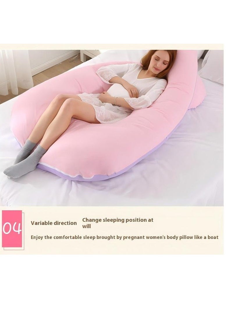 U-Shaped Full Body Pregnancy Cotton Pillow Pregnancy Pillows For Sleeping 80x150cm