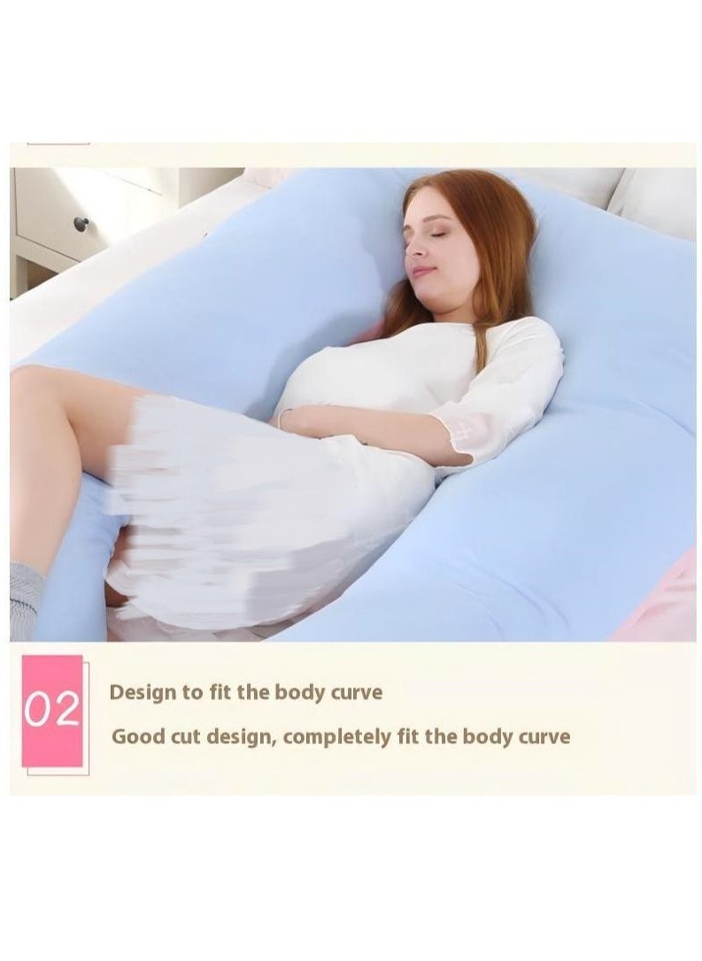 U-Shaped Full Body Pregnancy Cotton Pillow Pregnancy Pillows For Sleeping 80x150cm