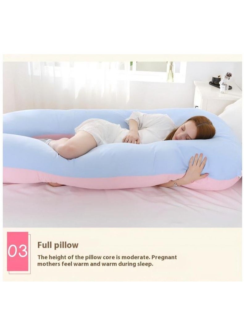 U-Shaped Full Body Pregnancy Cotton Pillow Pregnancy Pillows For Sleeping 80x150cm