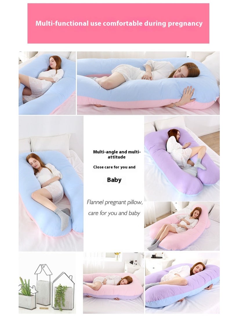 U-Shaped Full Body Pregnancy Cotton Pillow Pregnancy Pillows For Sleeping 80x150cm