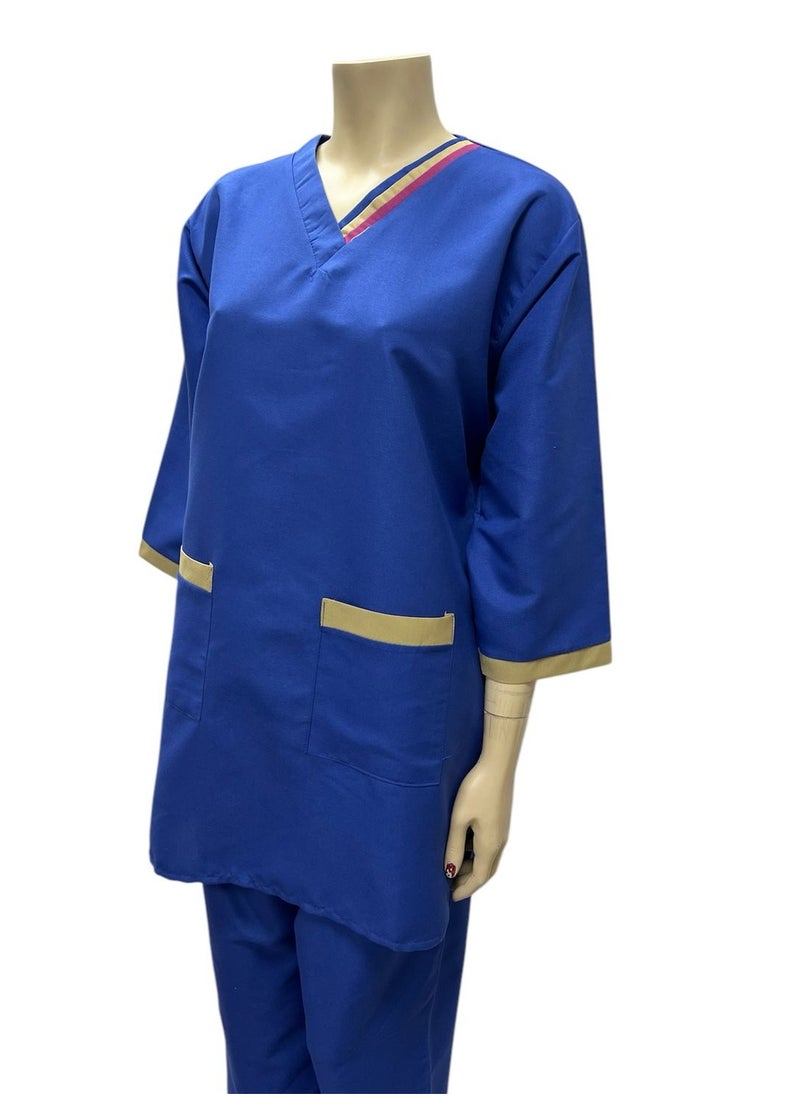 Housemaid Uniform Maid Nanny Scrub Suit 2 piece set