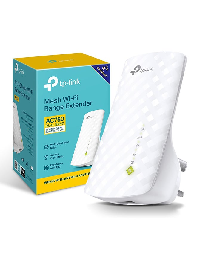 Mesh WiFi Extender AC750 (RE220) Dual Band Devices Up to 733Mbps White
