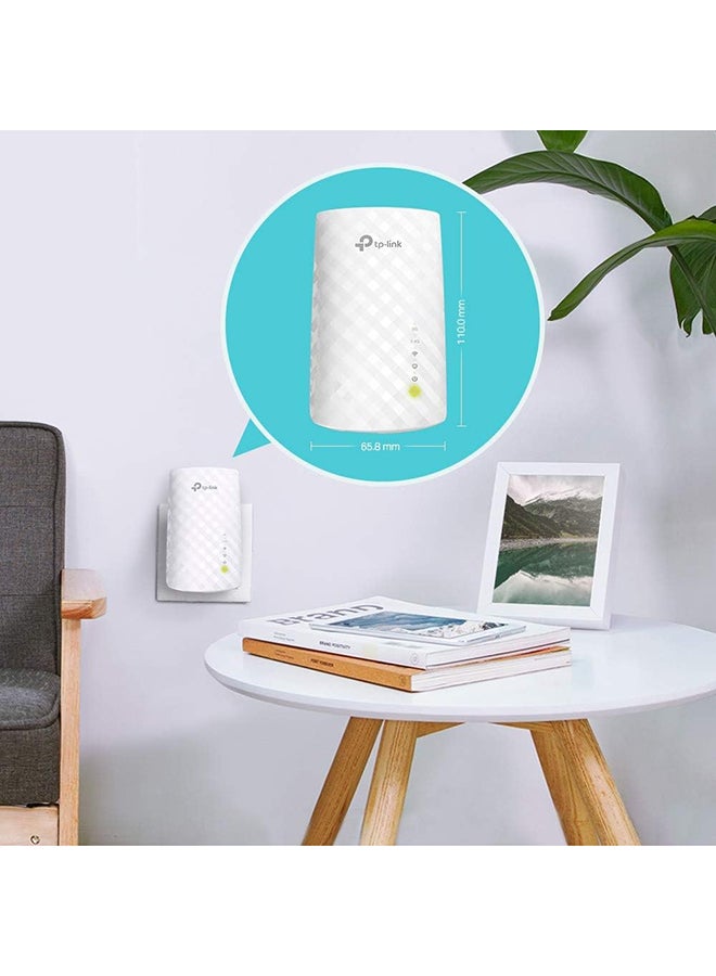 Mesh WiFi Extender AC750 (RE220) Dual Band Devices Up to 733Mbps White