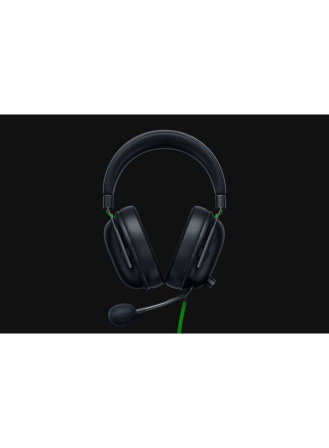 BlackShark V2 X USB Wired Esports Gaming Headset: 7.1 Surround Sound, 50mm Drivers, 240g Lightweight Build, Noise Cancelling Mic, for PC, PS4, PS5, Xbox Series - Black