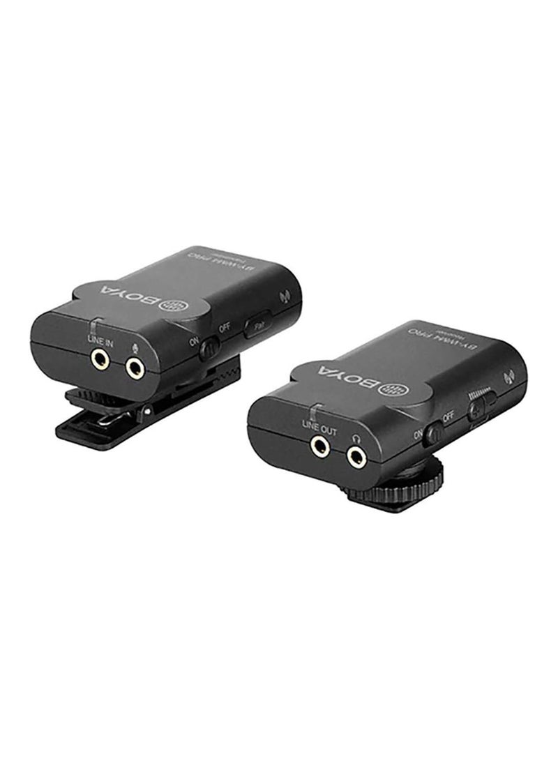 Universal Lavalier Wireless Microphone Kit BY-WM4 Pro Black