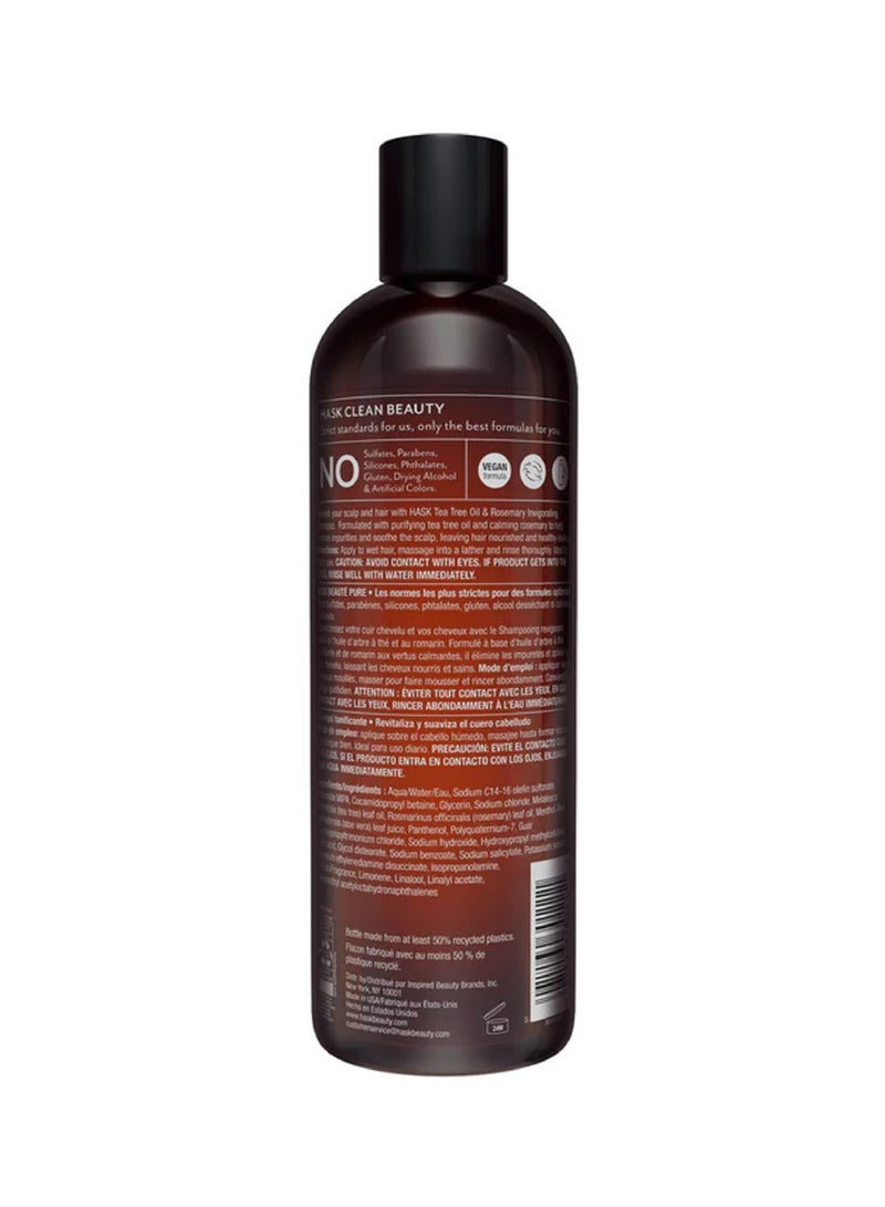 Tea Tree Oil & Rosemary Shampoo 355ml