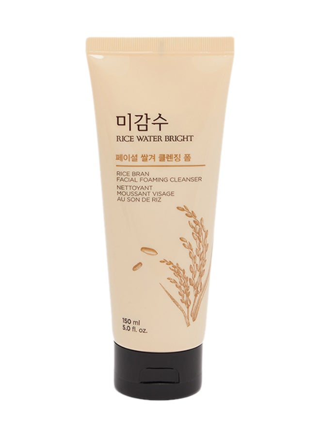Rice Water Bright, Rice Bran Facial Foaming Cleanser Packaging May Vary 150ml