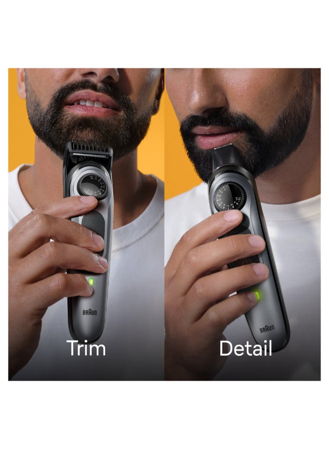 Beard Trimmer Series 5 5440, Trimmer For Men With Styling Tools And 100-Min Runtime Grey