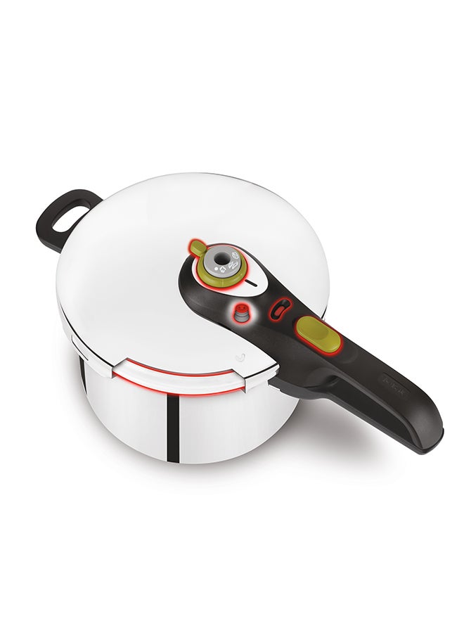 TEFAL Pressure Cooker | Secure 5 Neo 6 L Presure Cooker | 5-security systems | 2 cooking levels | Stainless Steel | 2 Years Warranty | P2530752 6Liters
