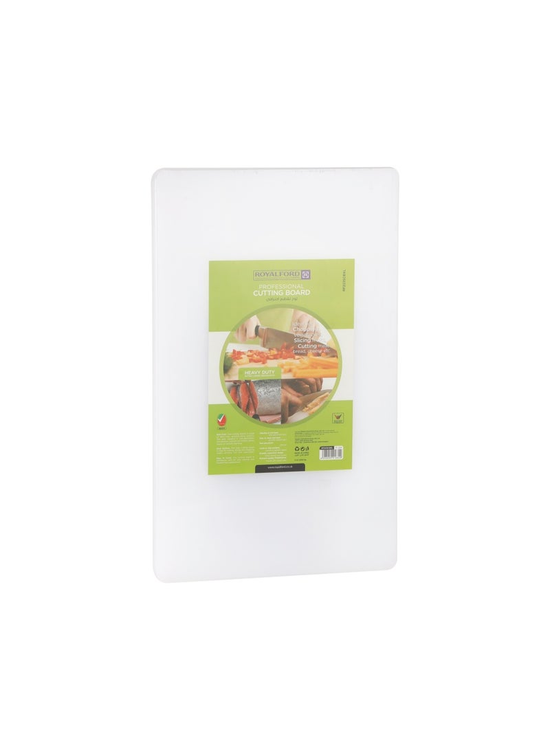 Plastic Cutting Board White 50x30x2cm