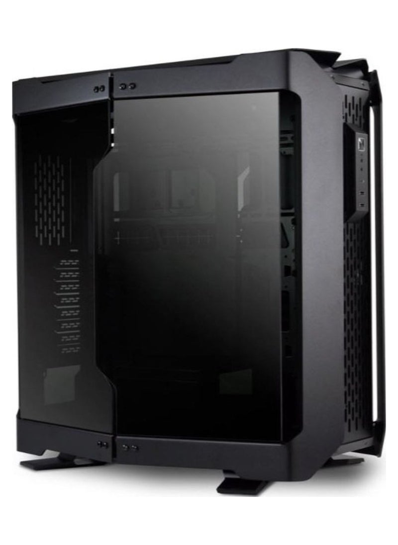 Odyssey X TR-01X Full Tower PC Case – Black Aluminum, EEB/E-ATX/ATX/Micro-ATX/Mini-ITX Support, Dual-Side 4mm Tempered Glass, Modular Design, 480mm Radiator Compatibility, Up to 6x 140mm Fans, USB 3.1 Type-C, Water Cooling Ready, Max GPU Clearance 423mm, Max PSU Length 280mm, Max CPU Cooler Height 167mm | G99.TR01X.00