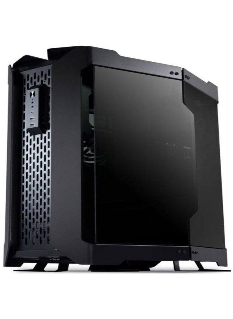 Odyssey X TR-01X Full Tower PC Case – Black Aluminum, EEB/E-ATX/ATX/Micro-ATX/Mini-ITX Support, Dual-Side 4mm Tempered Glass, Modular Design, 480mm Radiator Compatibility, Up to 6x 140mm Fans, USB 3.1 Type-C, Water Cooling Ready, Max GPU Clearance 423mm, Max PSU Length 280mm, Max CPU Cooler Height 167mm | G99.TR01X.00