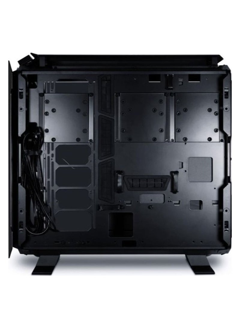 Odyssey X TR-01X Full Tower PC Case – Black Aluminum, EEB/E-ATX/ATX/Micro-ATX/Mini-ITX Support, Dual-Side 4mm Tempered Glass, Modular Design, 480mm Radiator Compatibility, Up to 6x 140mm Fans, USB 3.1 Type-C, Water Cooling Ready, Max GPU Clearance 423mm, Max PSU Length 280mm, Max CPU Cooler Height 167mm | G99.TR01X.00