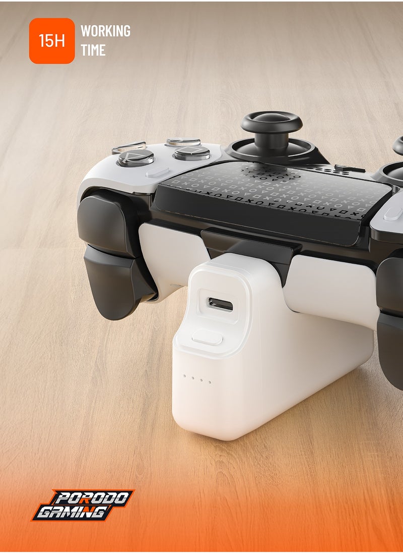 Gaming PS5 Edge Gamepad Controller Back Battery 3400mah - White