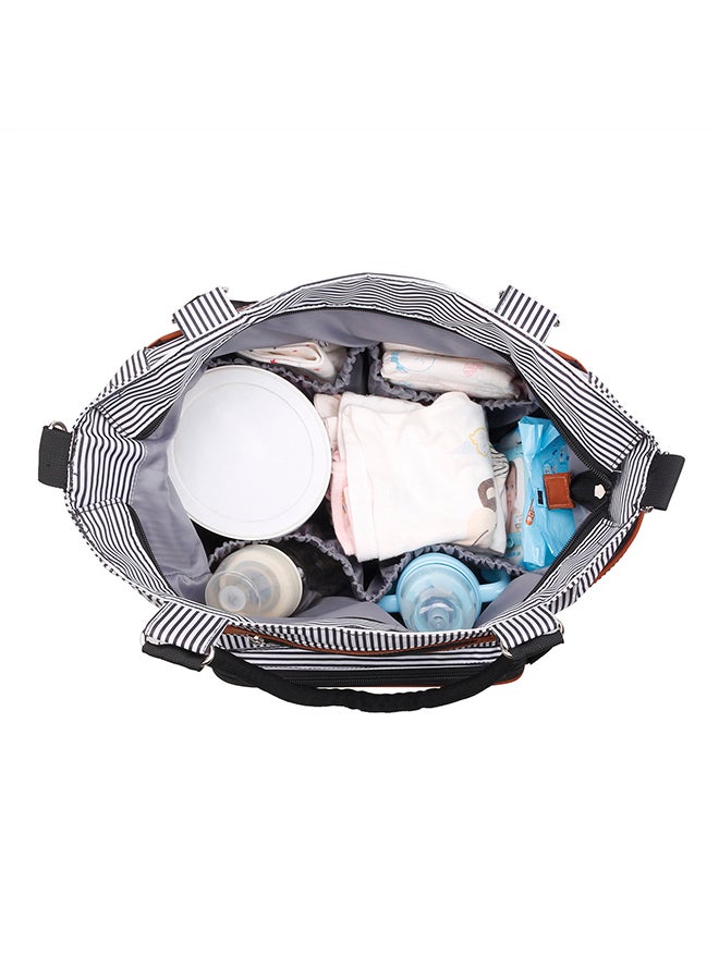 3 In 1 Pram Stroller And Diaper Bag Bundle - Black