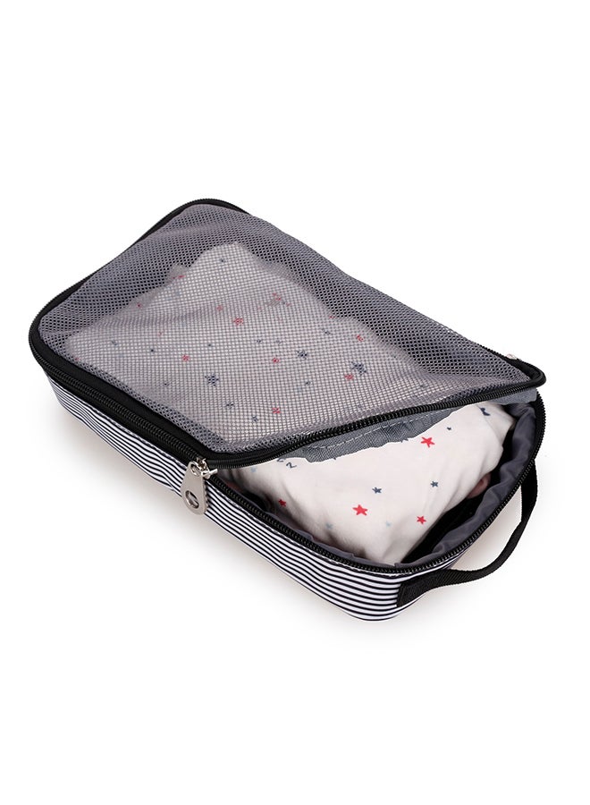 3 In 1 Pram Stroller And Diaper Bag Bundle - Black