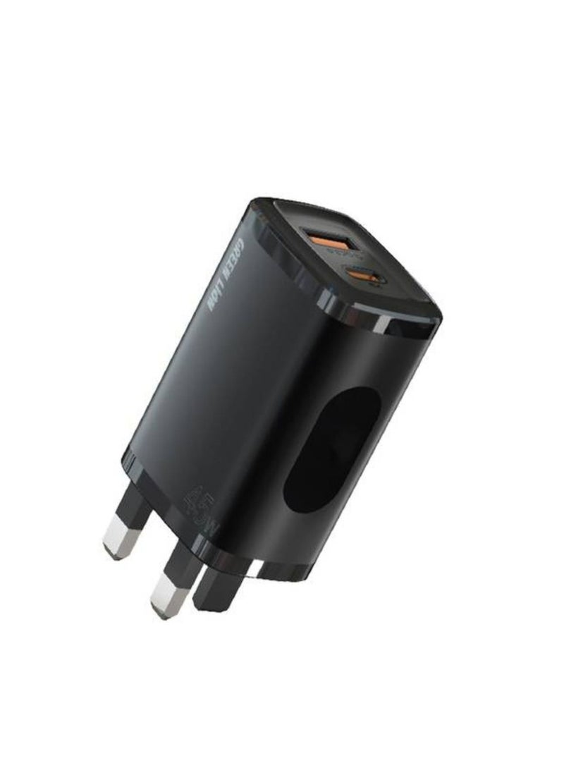 45W PD & QC Wall Charger_Black