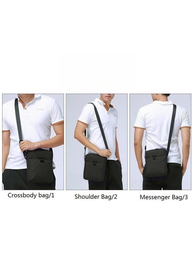 Men High Quality boys Crossbody Bag Minimalist Wear-Resistant Oxford Crossbody/Shoulder Bag,Satchel Bag Business Casual Men's Shoulder Bag,Teens' Casual Bag for Outdoor Sports, Travel,Daily Outing