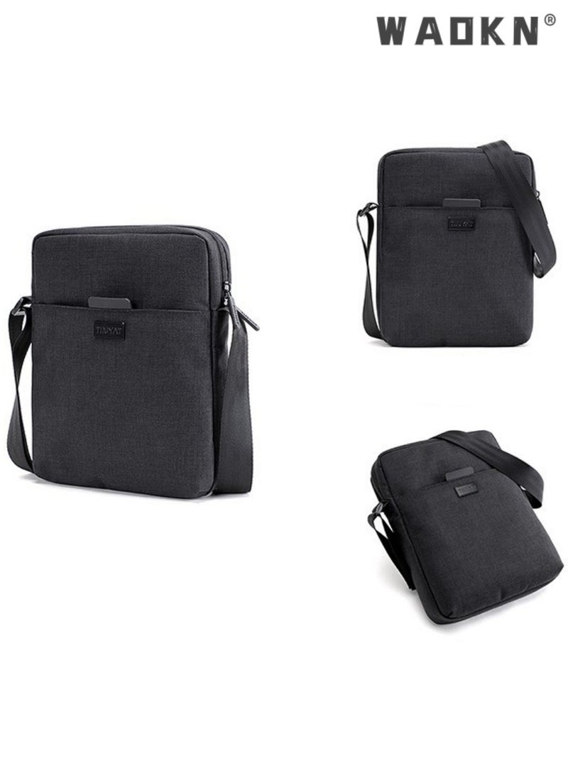 Men High Quality boys Crossbody Bag Minimalist Wear-Resistant Oxford Crossbody/Shoulder Bag,Satchel Bag Business Casual Men's Shoulder Bag,Teens' Casual Bag for Outdoor Sports, Travel,Daily Outing