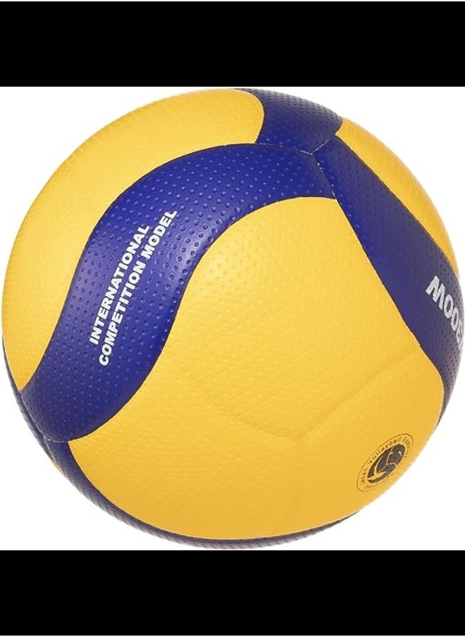 V300W-V Fiva Official Volleyball Competition Ball Size 5 Yellow/Blue