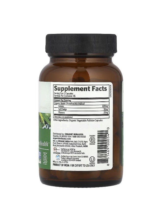 Neem, Skin & Immune Health* 90 Vegetarian Caps