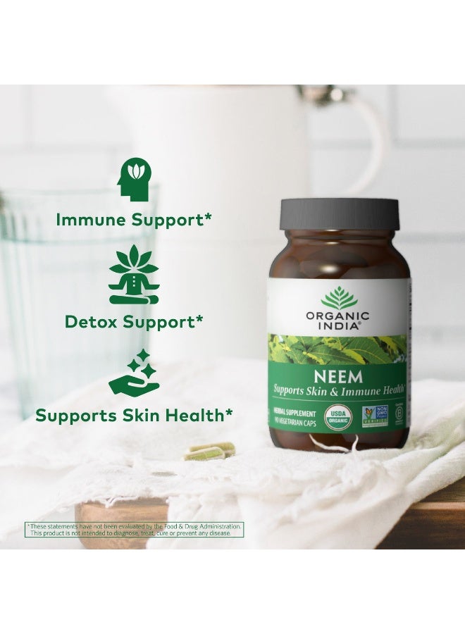 Neem, Skin & Immune Health* 90 Vegetarian Caps