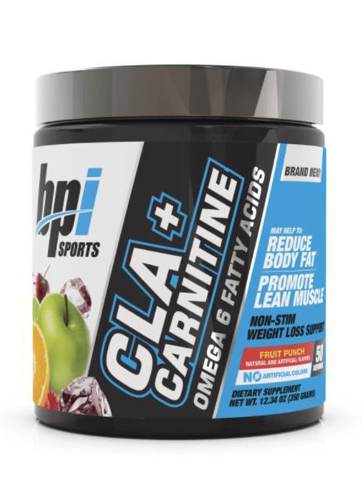 BPI Sports CLA + Carnitine 370g Fruit Punch Flavor 50 Serving
