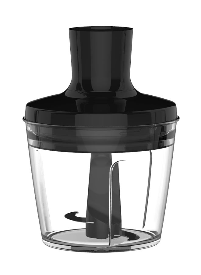 Hand Blender | Quickchef Lite Hand Stick Blender |  20 speeds | 500ml chopper | beaker | Stainless Steel | 2 Years Warranty DD656D27 Stainless steel / Quartzite