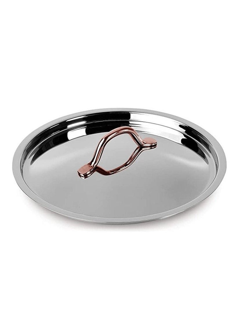 Arshia Stainless Steel Casserole with 2Lid 26cm Cooper