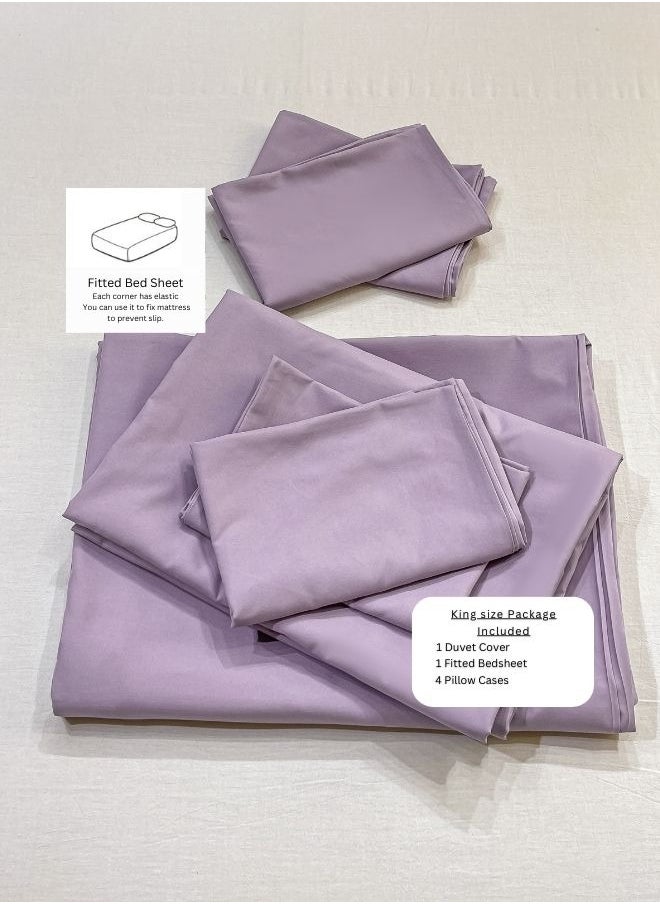 Premium Quality Duvet Cover Set Lavender