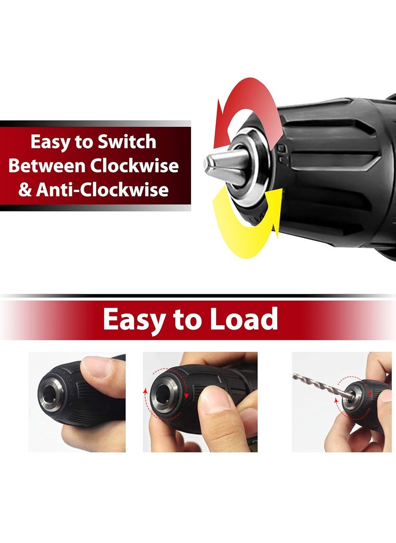 Electric Cordless Drill Used For Multipurpose Drilling & Used As A Tighter (18v)