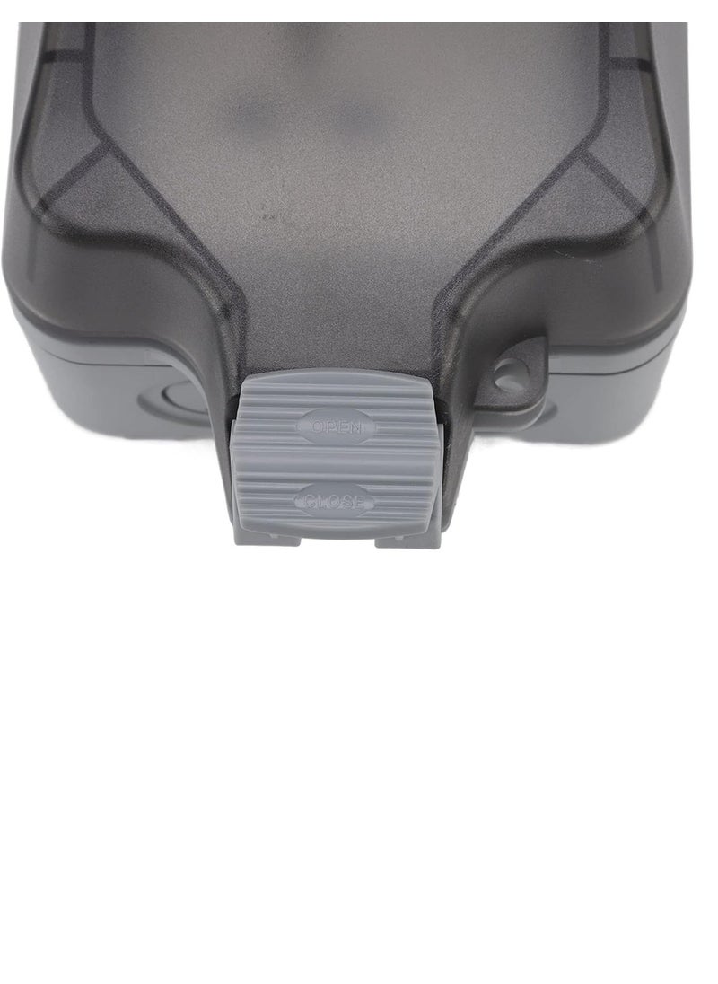 Outdoor Sockets Waterproof Single Socket 13A Outdoor Wall Weatherproof Plug Socket Box waterproof wall socket