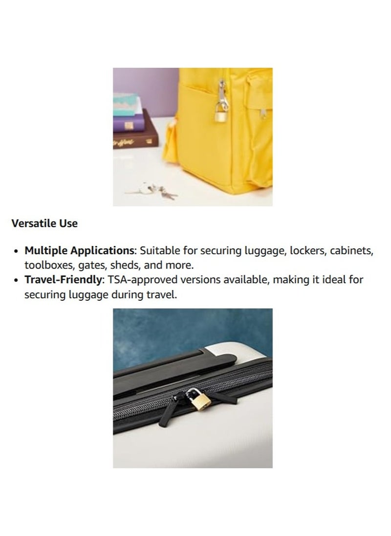 Mini Luggage Padlocks (12 Pieces)