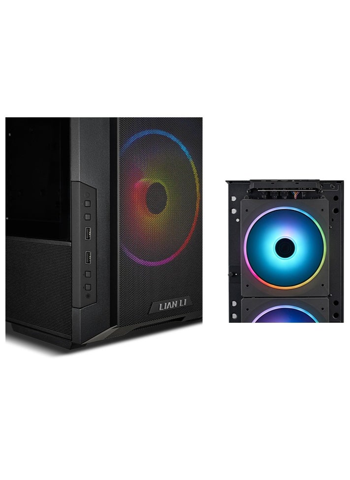 LANCOOL 216 Gaming Case WHITE, Airflow Focus, Supports ATX, Micro-ATX, MINI-ITX, and E-ATX, RISER CABLE | WHITE