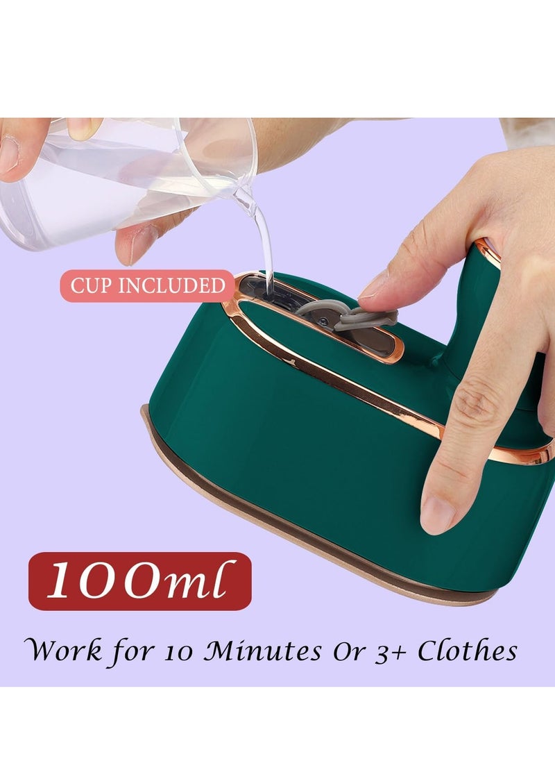 High-Power Steam Iron I  Dry And Wet Ironing Machine I 180°Swivel Handle I Portable Handheld Garment Steamer for Travel