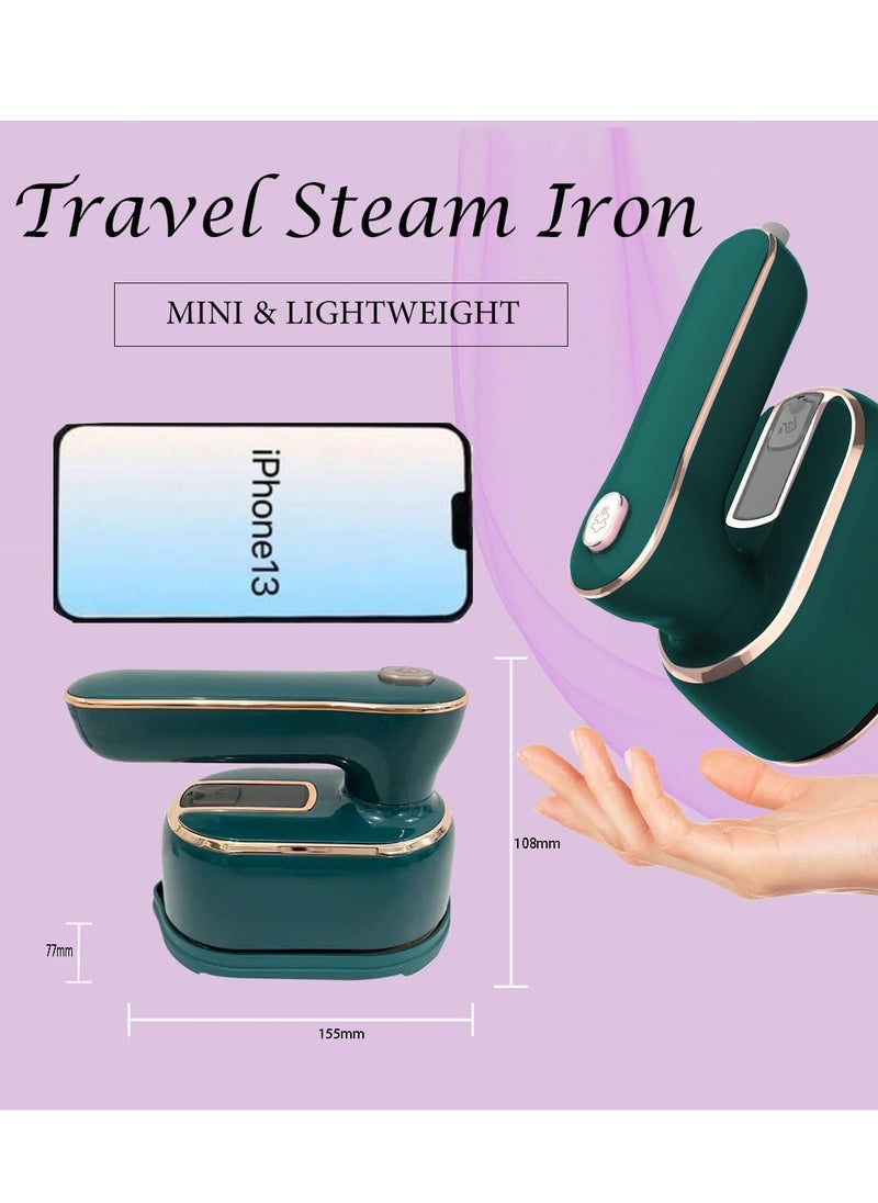 High-Power Steam Iron I  Dry And Wet Ironing Machine I 180°Swivel Handle I Portable Handheld Garment Steamer for Travel