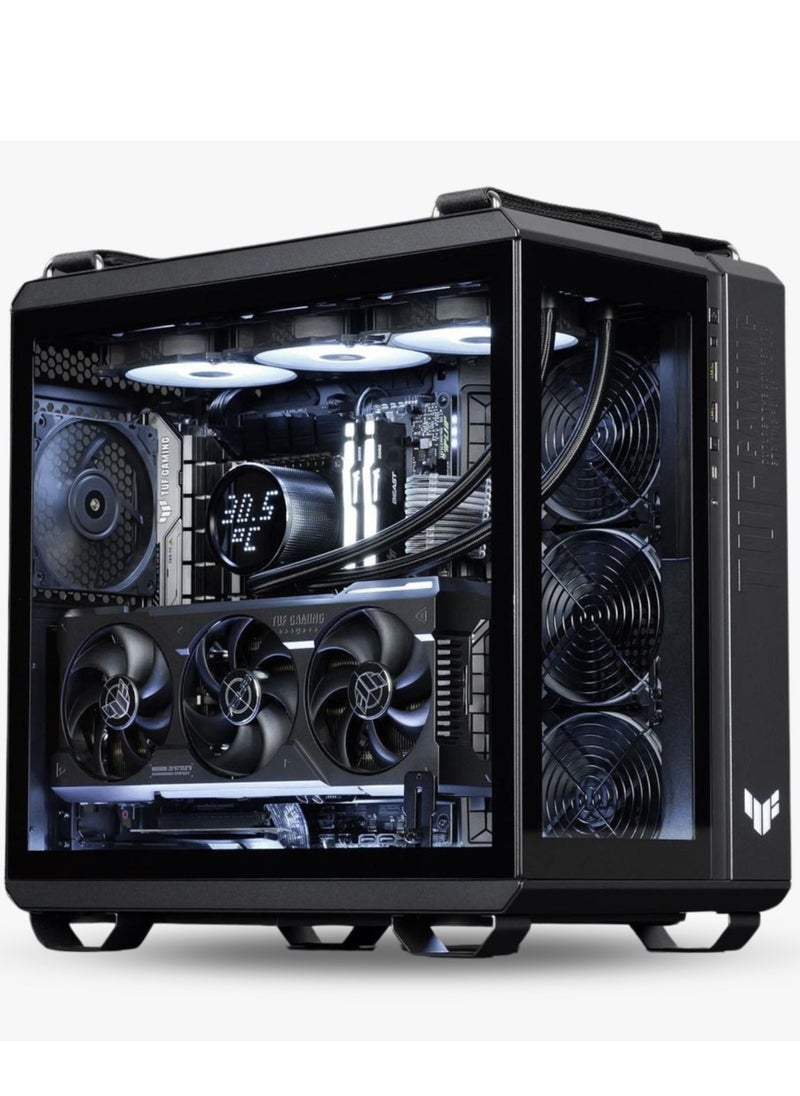 FutureWave 5080 Gaming PC - AMD Ryzen 7 9800X3D AM5 Processor, 8 Cores & 16 Threads, X870 Motherboard, DDR5 64GB (2*32) Ram, 2TB Gen4.0*4 NVMe M.2 SSD, Nvidia GeForce RTX 5080 16GB GDDR7 OC Edition Graphics Card, 3 Fan AIO Liquid Cooler, 1200W 80 Plus Gold Power Supply, Windows 11 Pro | Wi-Fi