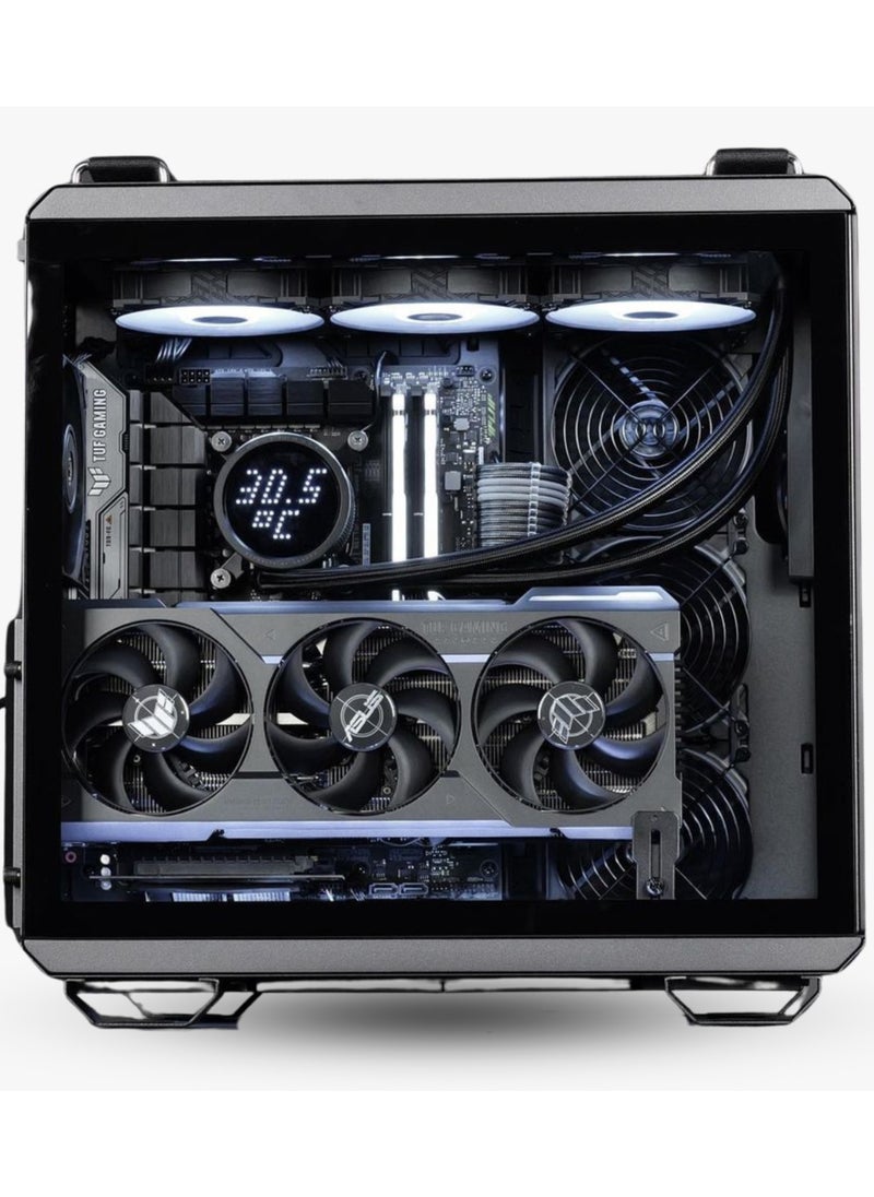FutureWave 5080 Gaming PC - AMD Ryzen 7 9800X3D AM5 Processor, 8 Cores & 16 Threads, X870 Motherboard, DDR5 64GB (2*32) Ram, 2TB Gen4.0*4 NVMe M.2 SSD, Nvidia GeForce RTX 5080 16GB GDDR7 OC Edition Graphics Card, 3 Fan AIO Liquid Cooler, 1200W 80 Plus Gold Power Supply, Windows 11 Pro | Wi-Fi