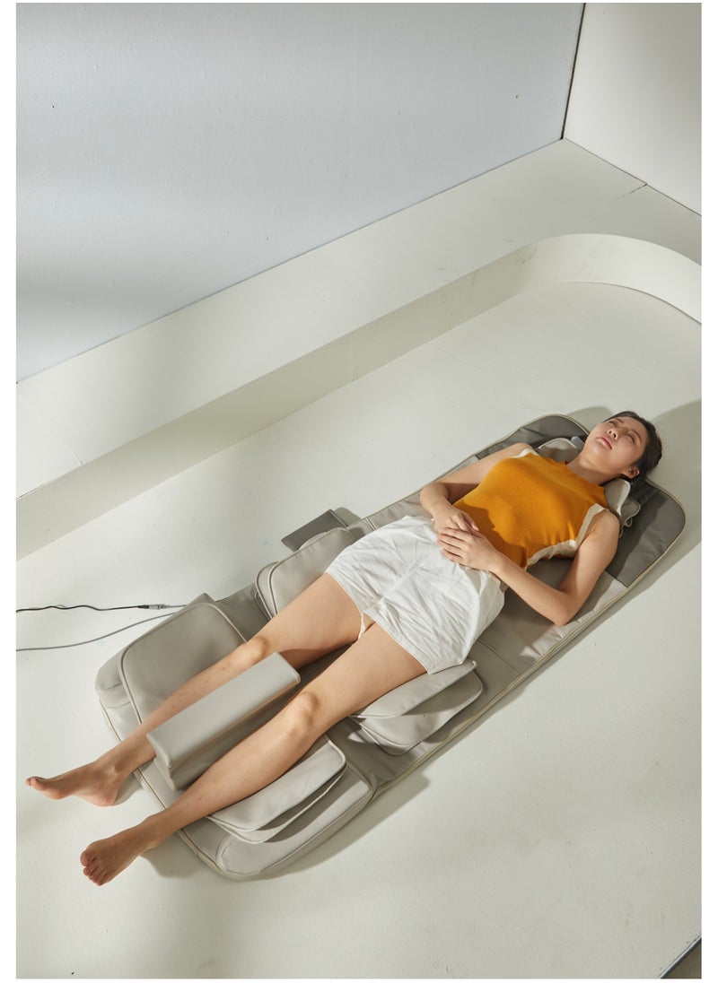 Full Body Massage Mattress Smart Heat and Multiple Massage Modes - Grey