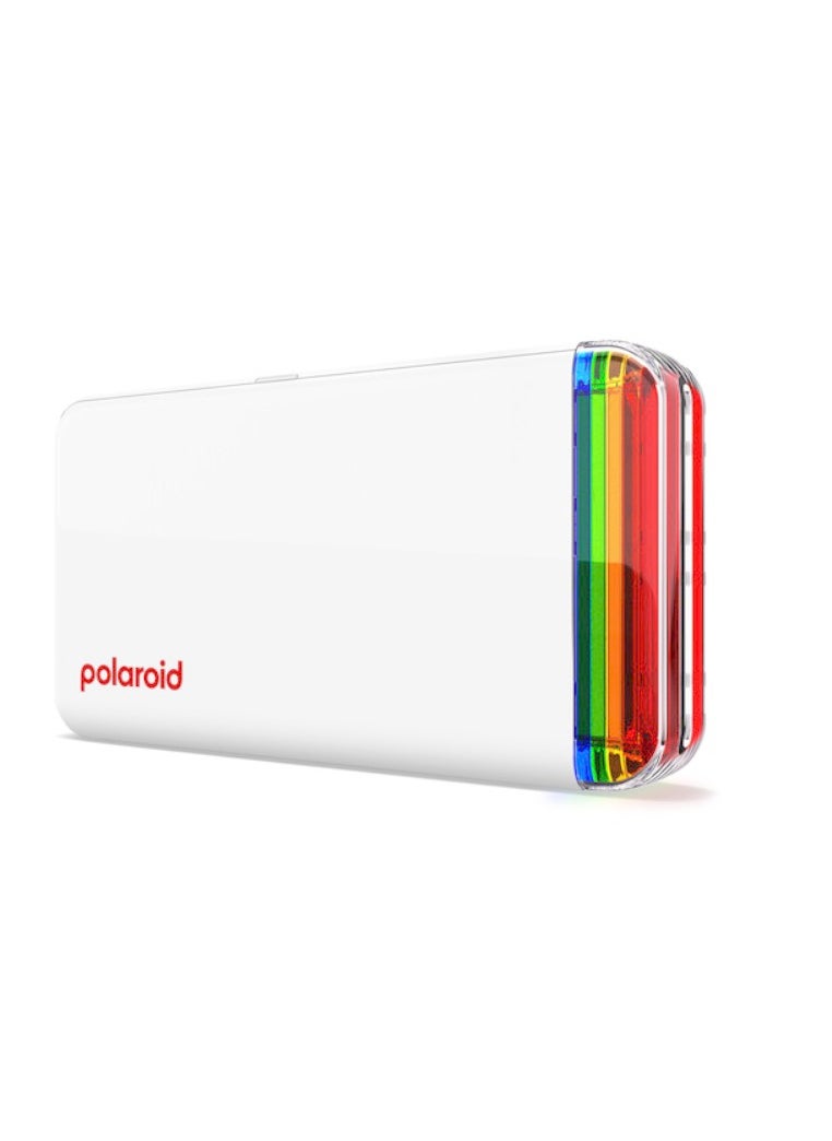 Polaroid Hi-Print Gen 2 White Portable Pocket Photo Printer Made in Korea 2x3 Inch Sticky-Back Paper Bluetooth Wireless Printing for iOS & Android Compact Dye Sublimation Mini Printer for Instant Mobile Photos