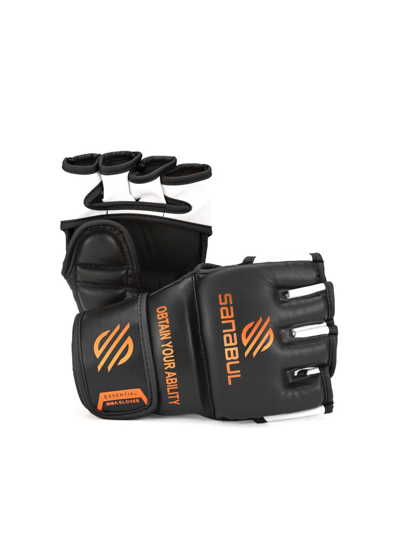 Sanabul Essential MMA Gloves for Men and Women | Professional Fight Gloves for Sparring, Grappling, and Bag Training | Trusted by Pro Fighters (Metallic Copper, Large/X-Large)