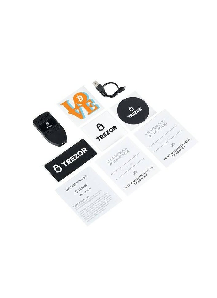 Crypto Hardware Wallet Trezor Model One Black