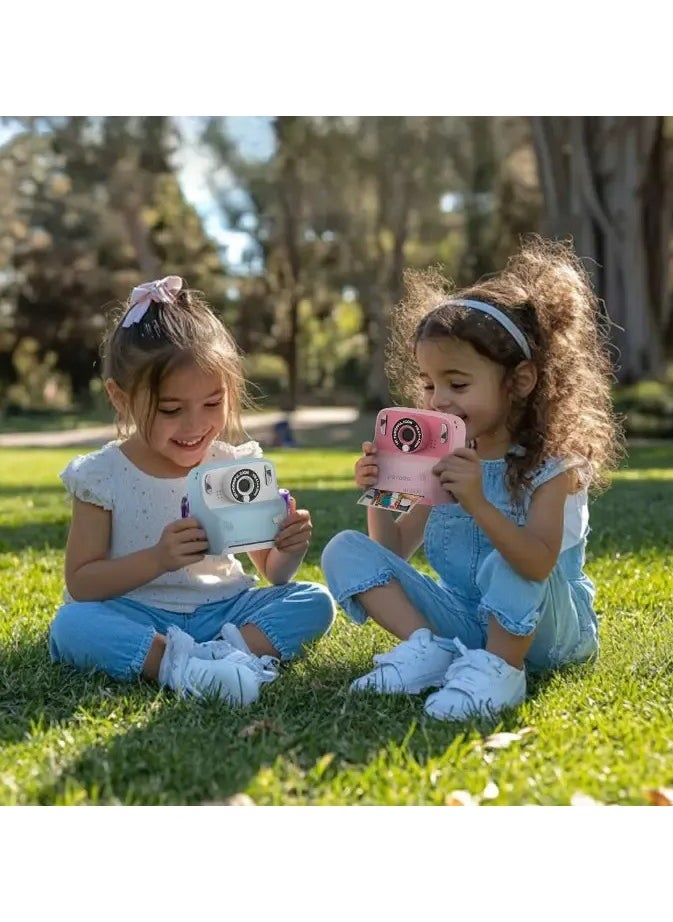 Kids Thermal Printing Instant Camera with Selfie Mirror and 320 x 240 Screen Resolution / Type-C Charging Port & 2.4