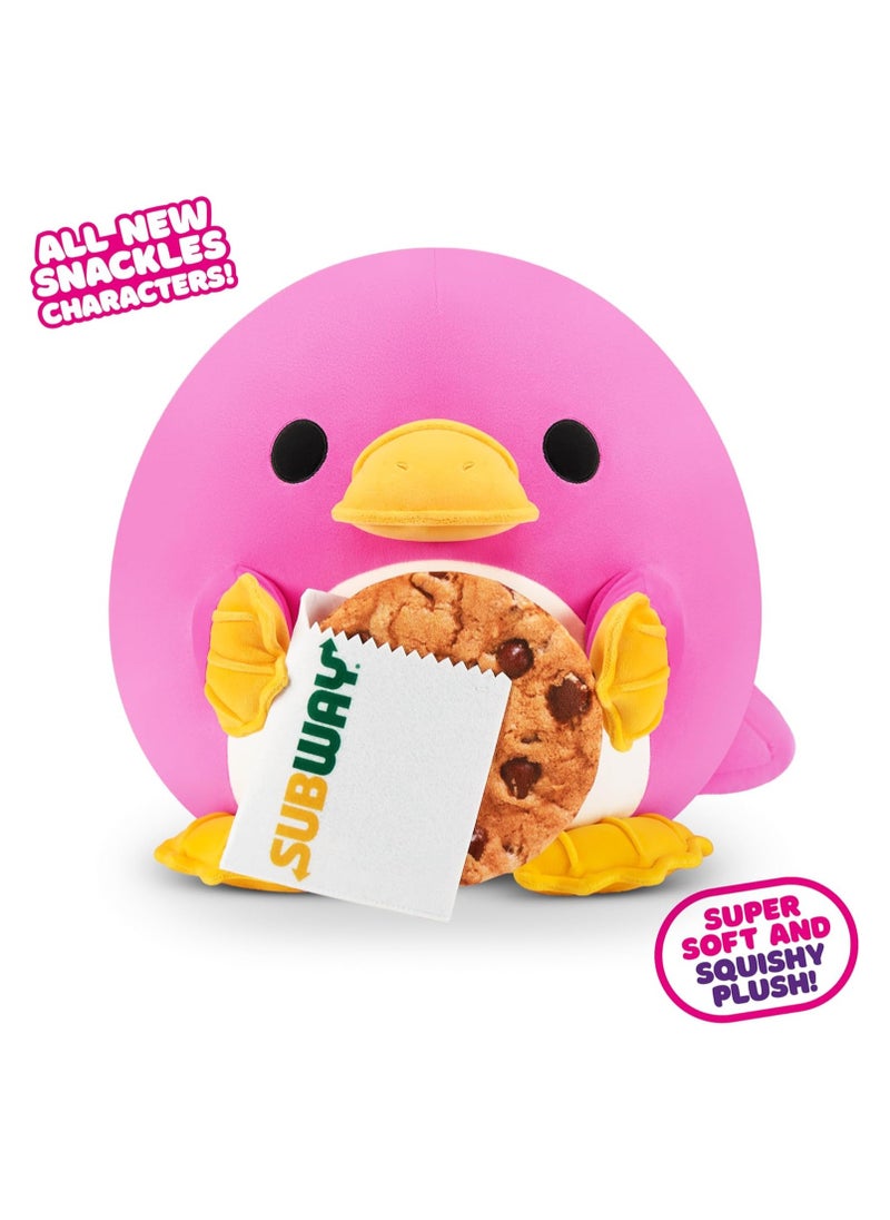 Snackles 77606N Platypus (Subway, Cookie) Bunny Series 2 Large Plush Toy, Large (40 cm)