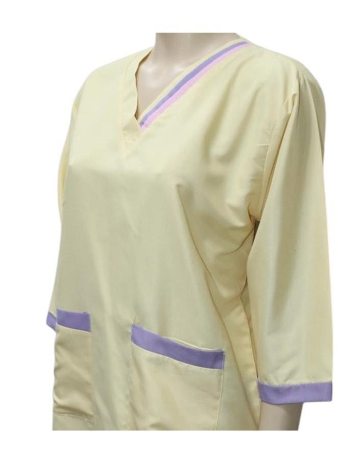 Housemaid Uniform Maid Nanny Scrub Suit 2 piece set