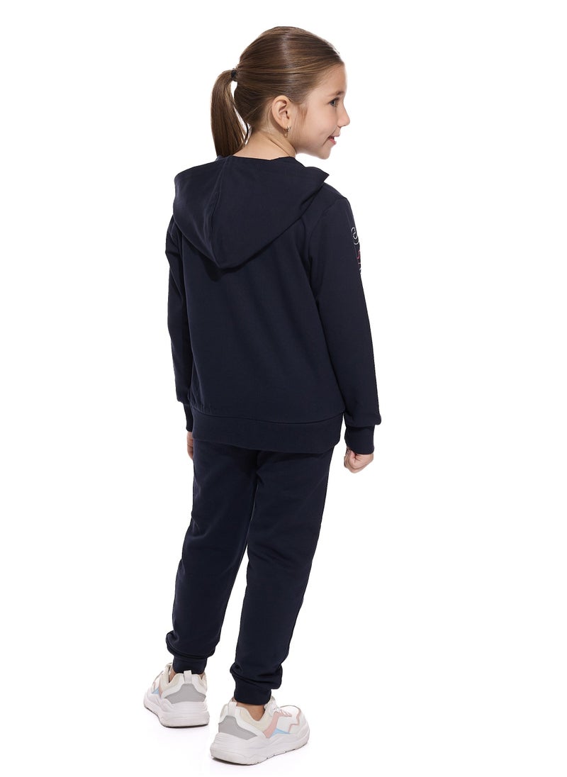 Glitter Heart Hoodie With Matching Jogger